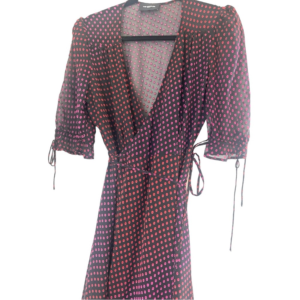 The Kooples Silk Wrap Dress